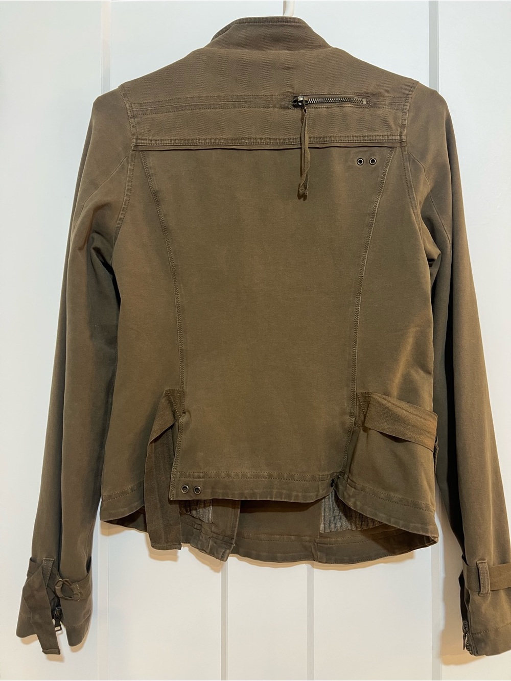 Anthropologie/Marrakech Utility Jacket with Ribbed Inner Panel - Picture 3 of 4